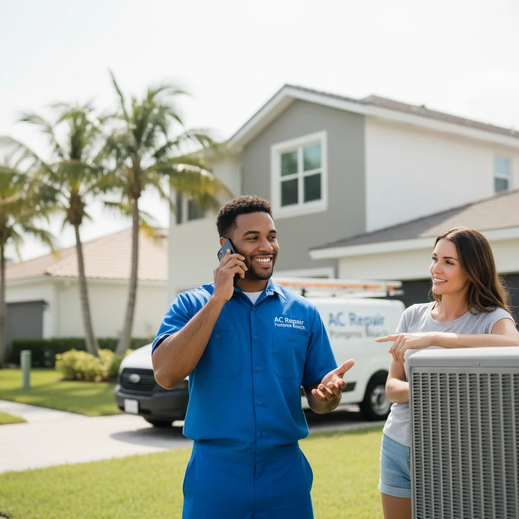 AC Repair Pompano Beach customer support in Wellington